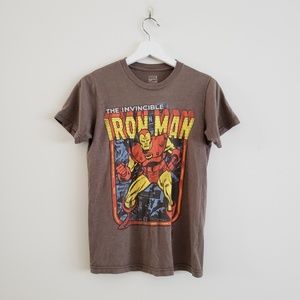 Vintage Style Marvel Iron Man T shirt